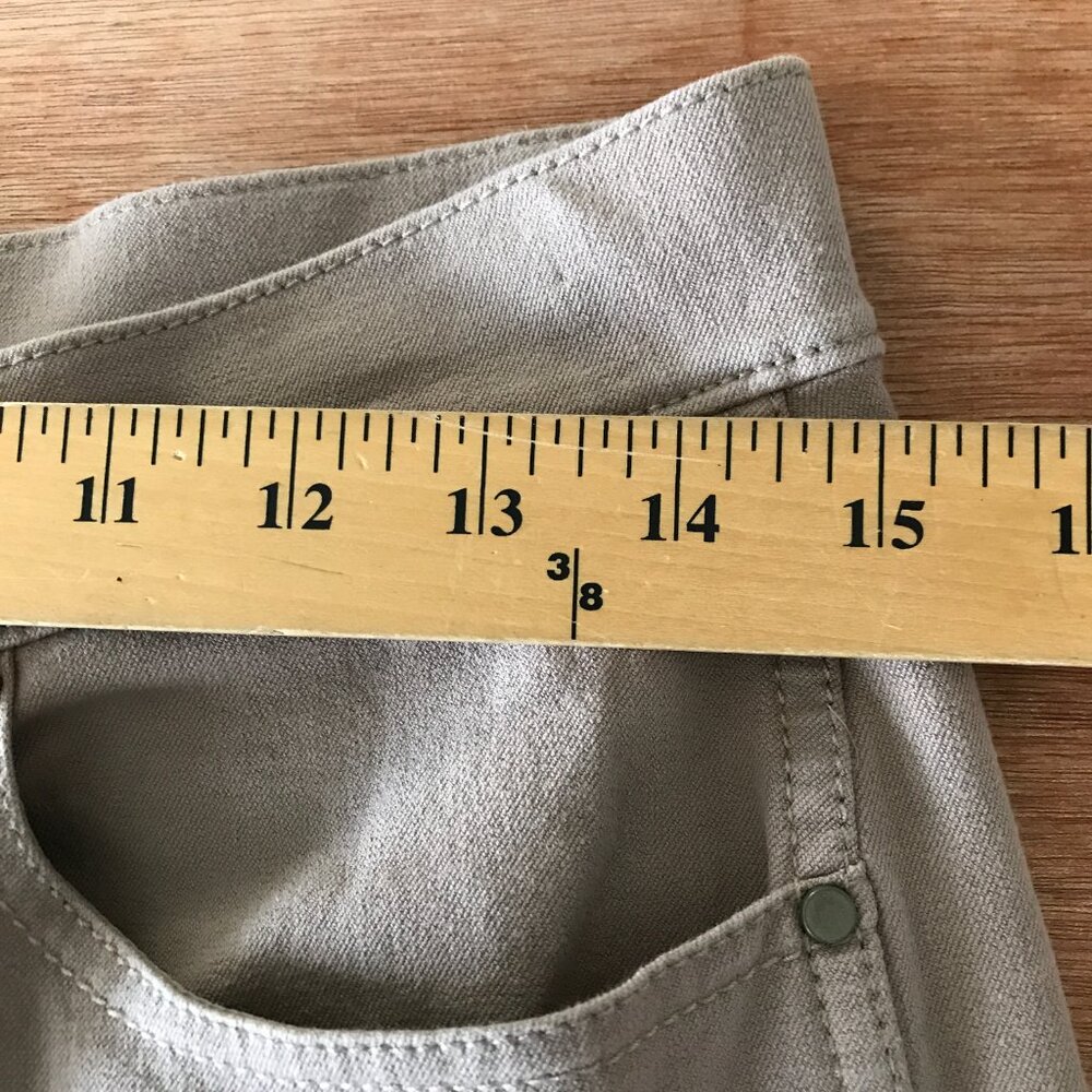 M. M. Lafleur Milo Wide Leg Pants Women 6 Beige High Rise Stretch Workwear 18897 - Picture 10 of 14